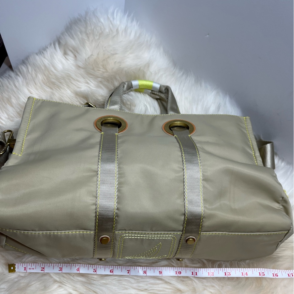 Sperry Top Sider Nylon Canvas Top Handle Tote Detachable Adjustable Wide Strap - Picture 12 of 14